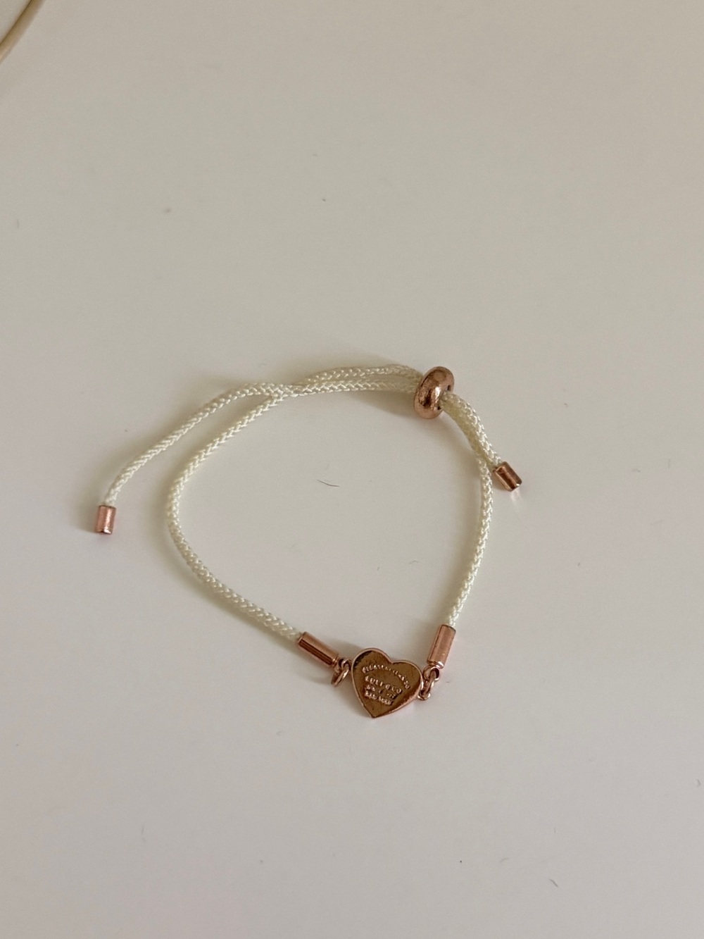 Yellow heart bracelet